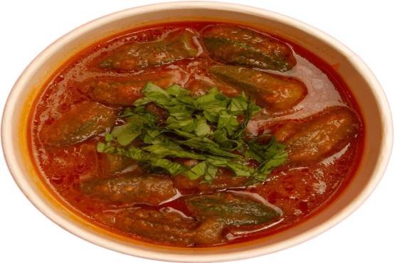 بامية طبيخ كسرة